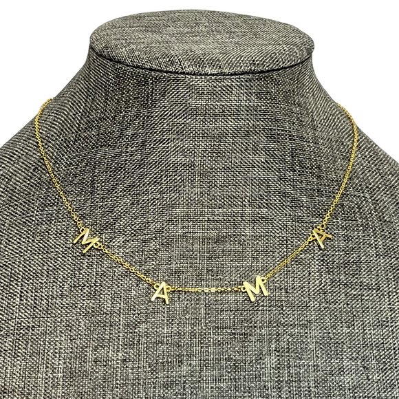 Mother's Day Gift For Mom Necklace Gift To New Moms Necklace Mom Jewelry Gold - Picture 3 of 17